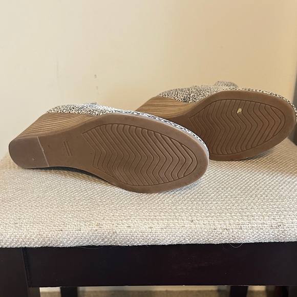 TOMS Spotted Tan and Black Wedge Booties - Women - Picture 4 of 5